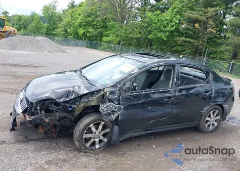 2012 Nissan Sentra 2.0 Sr из США, поврежденный, VIN 3N1AB6AP3CL753433